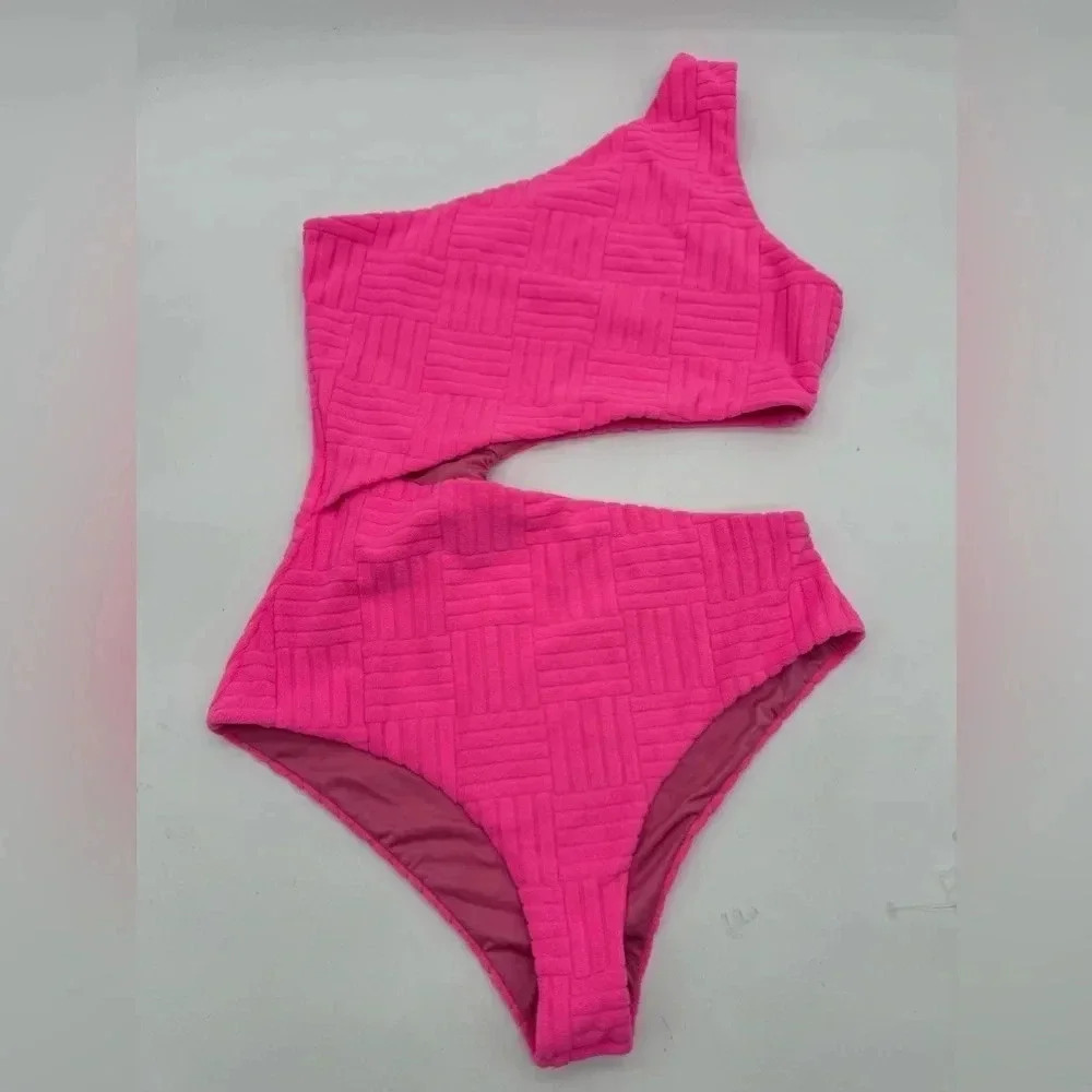 NEW Beach Riot Celine Ribbed One-Piece B366 - Picture 3 of 5